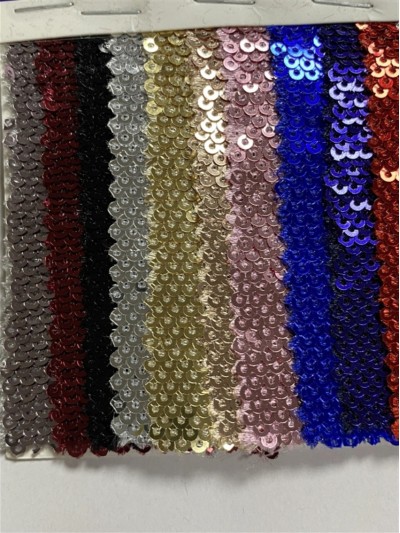 GZ-XP  珠片閃光布  幅寬：130cm   成分：100%滌綸  珠片PET 細節-1